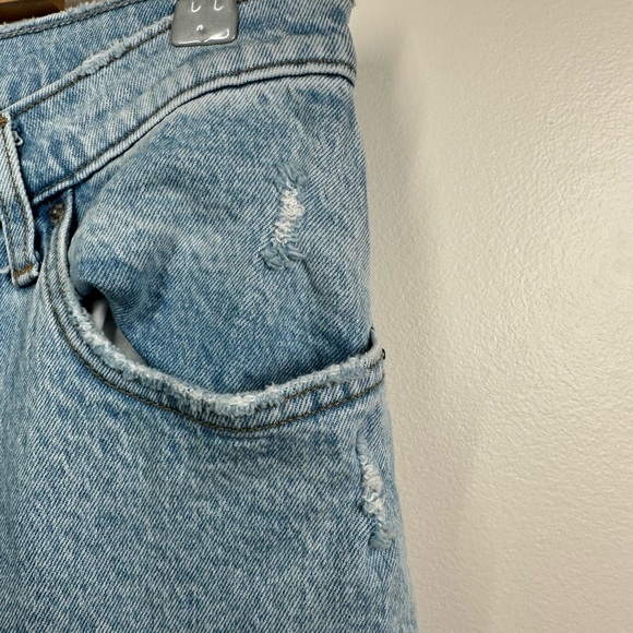 Abercrombie & Fitch Ultra High Rise 90s Straight Jean Lightwash Size 31 - Picture 6 of 10